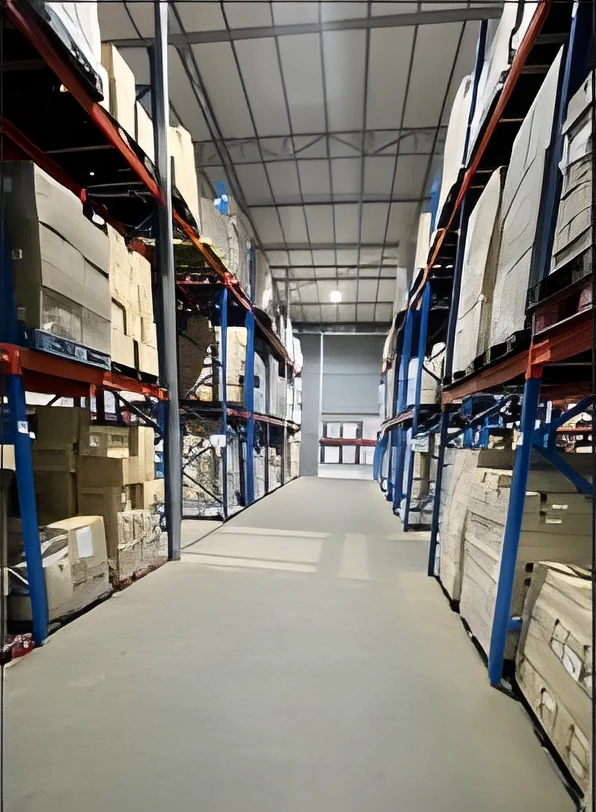 Sub-material warehouse aisle