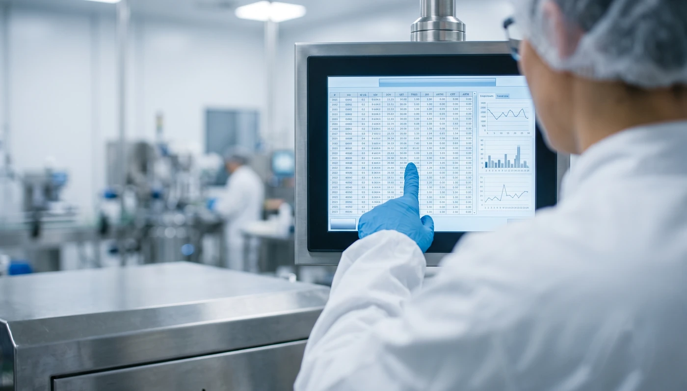 Checking the production data monitor